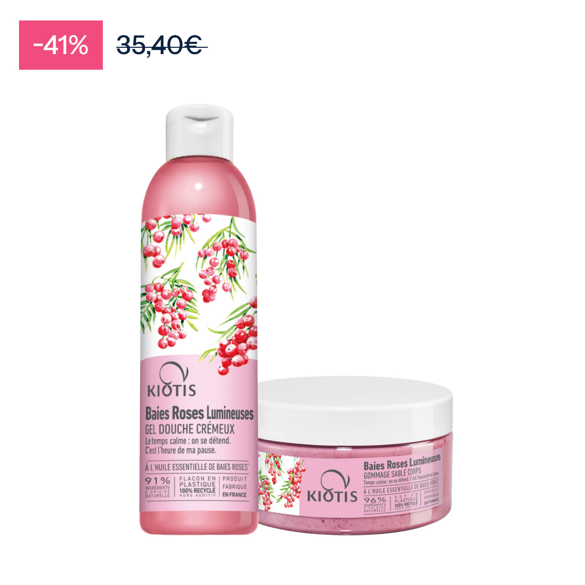 GEL DOCCIA + ESFOLIANTE BACCHE