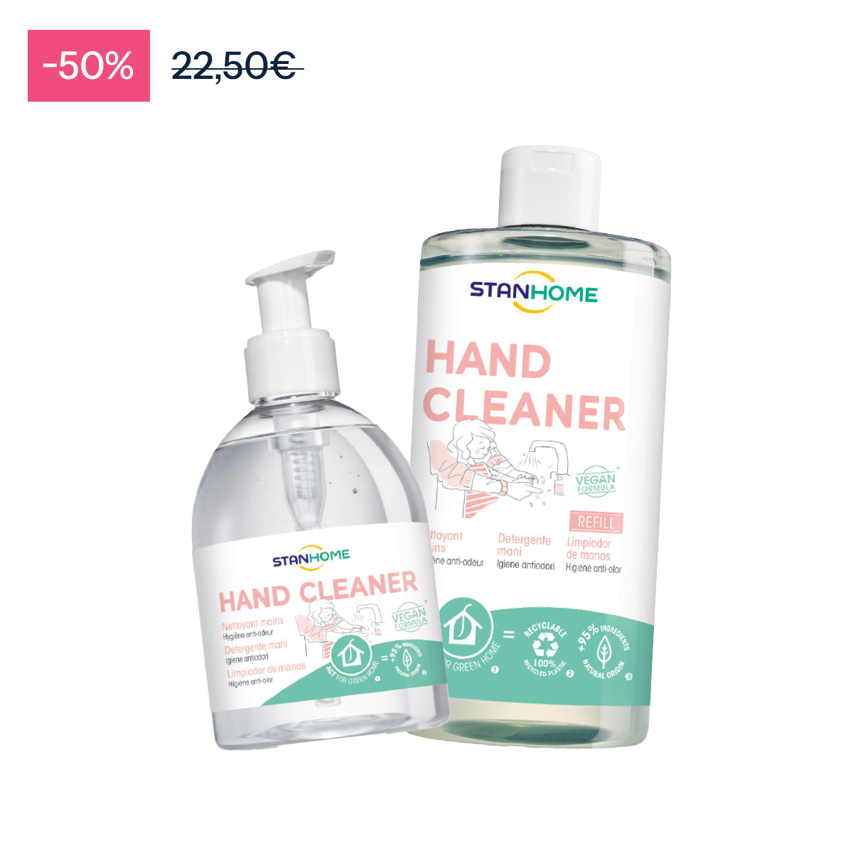 HAND CLEANER+REFILL